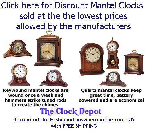 Keywound Mantel Clock Sale - The Clock is wound