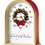 christmas carol clock